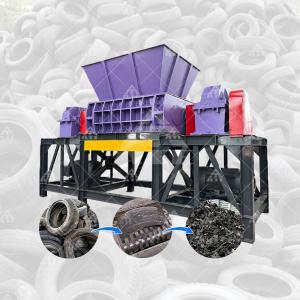 Quality 2TPD-3TPD Waste Tire Shredder Recycling Scrap Tire Crusher Machine wholesale