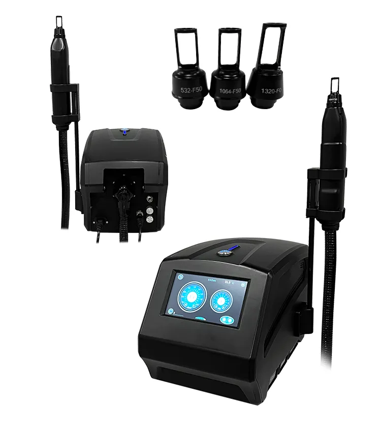 J12 Q Switched Nd Yag Laser Tattoo Removal Machine With 1064Nm 532Nm 1320Nm Nd-Yag Pigmentation Removal Skin Whitening