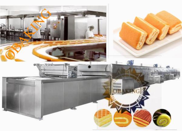 OBESINE automatic sandwich cake production line,cake machines, Automatic cake