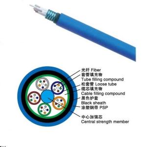 Quality stranded loose tube mining flame-retardant optical fiber cable for duct wholesale