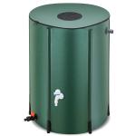 Extra Stable 250L Portable Water Collector Rain Barrel for Waterproof Rain