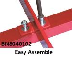 Steel Compressed Gas Cylinder Stands , Gas Tank Storage Rack 7 To 9.5" Diameter