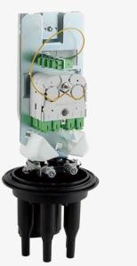 Quality 1x8 modular Fiber Optic Splice Closure , Dome Closure Fiber Optic H450xD163mm wholesale