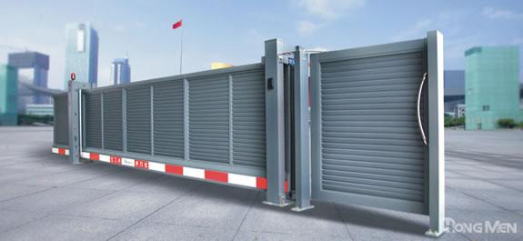Powder Coating Automatic Motorized Cantilever Gate with Anti- Collision IR
