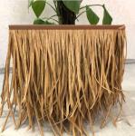 Customized Fireproof Synthetic Tropical Thatch Roofing Tiles for Hotel HDPE Tiki