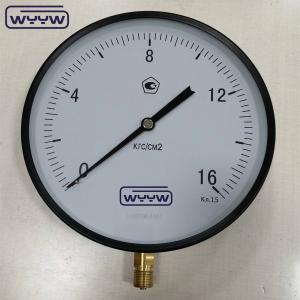 Quality 250MM Heavy Duty Bourdon Tube High Precision Pressure Gauge Movement 16Kgf/cm2 wholesale