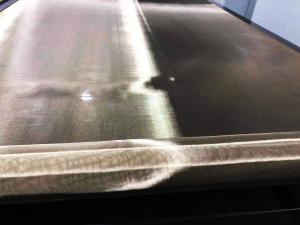 Quality Customized Color Metal Mesh Fabric For Glass Shower Furcade Glass wholesale