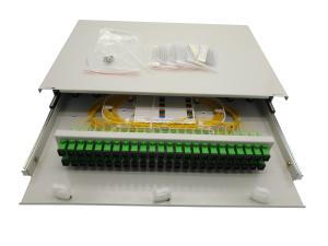 Quality Indoor Metal Slide 2U 48 Port Patch Panel Rack Mount wholesale