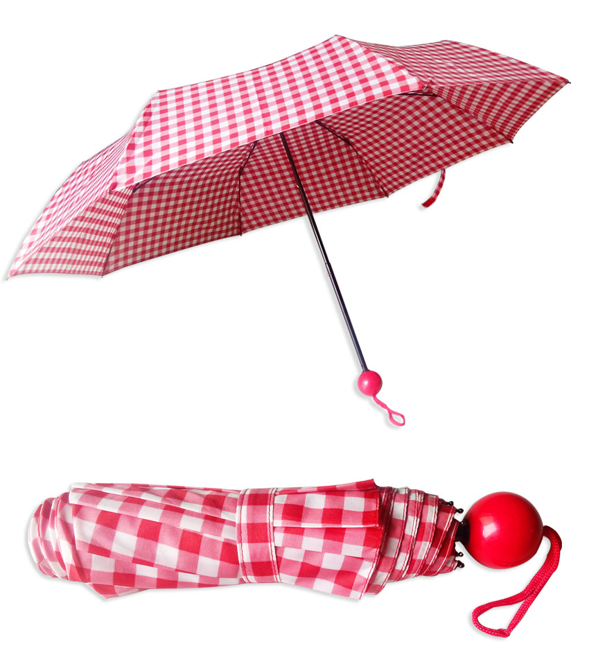 Triple Folding Metal Ribs Foldable Umbrella For Men