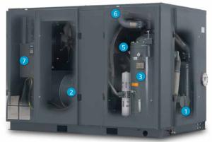 Quality 90 kW Rotary Screw Air Compressor GL90VSD wholesale