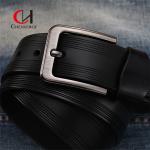 Zinc Alloy Pin Buckle Men'S Leather Jeans Belt Pattern Simple OEM