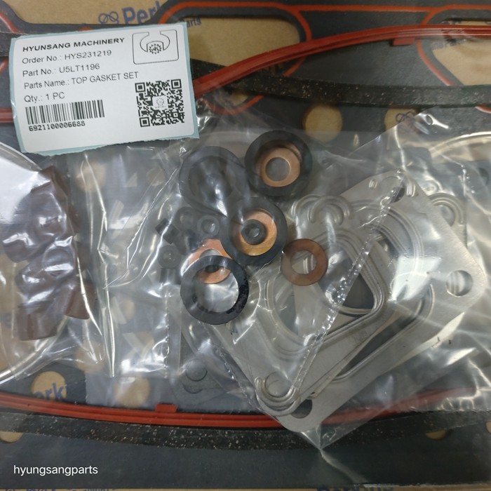 Hyunsang Spare Parts Top Gasket Set U5LT1196 U5LT0196 For 1004 Engine