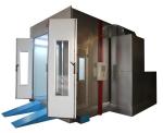 Square Tube Welding and Aluminum Frame for Air Unit Installation in Spray Booth