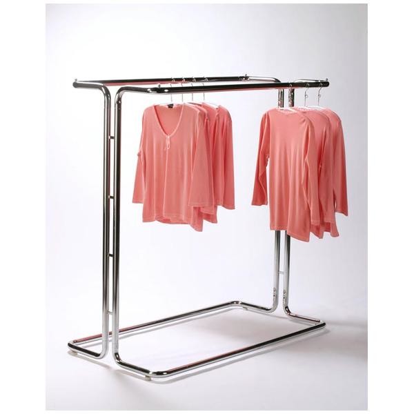 Fashionable Metal Single Bar Garment Display Stand Clothes Hanging Rack For Hanging Items