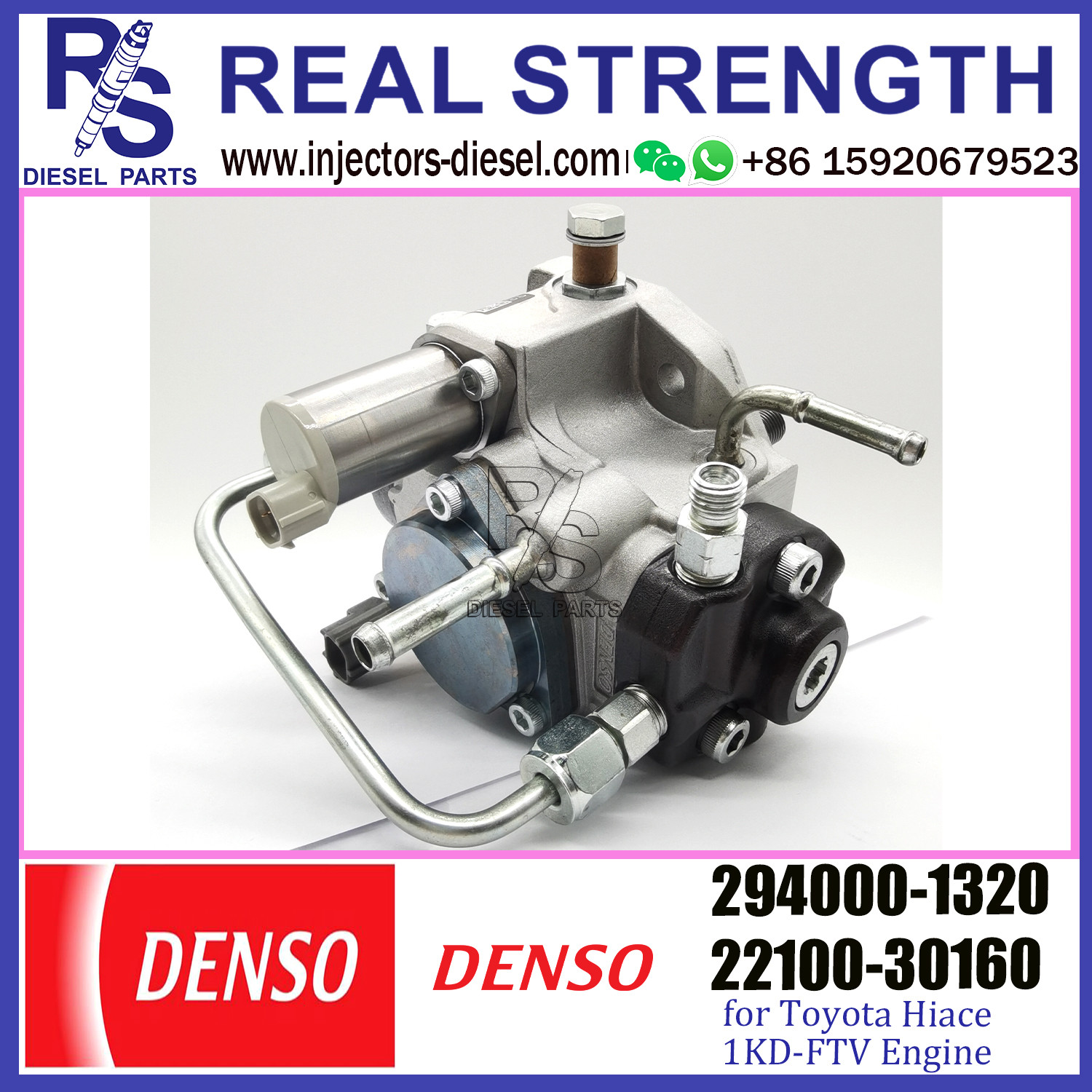 DENSO 294000-1320 Diesel FUEL PUMP 294000-1320 22100-30160 FOR TOYOTA HIACE 1KD-FTV