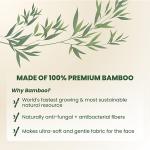 Large Thick Clean Skin Disposable Bamboo Face Towels Biodegradable Soft Bamboo