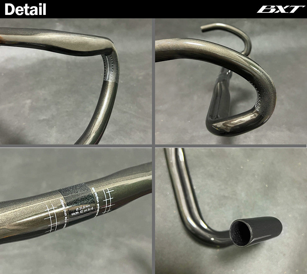 Carbon Fiber Aero Shaping Road Bike Handlebar 380/400/420/440mm Drop Bar