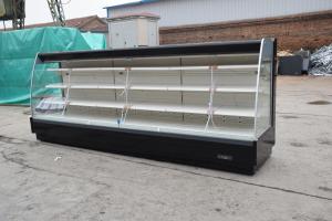 Quality 220V - 240V Open Display Fridge Remote Open Semi Vertical Cabinet CE Certification wholesale