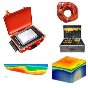 Quality MASW Seisometer Seismic Exploration Instrument with 24pieces Geophone wholesale