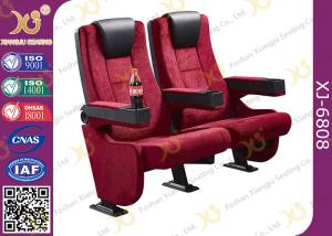 Quality Rocker Back luxury Movie Theatre Auditorium Chair With Tablet Arms wholesale
