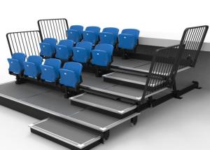 Quality 300mm Row Riser Height Telescopic Seating Systems With HDPE 550 Seat wholesale