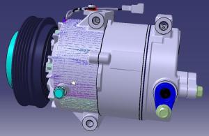 Quality Automotive HB17G Electric Denso Ac Compressor wholesale