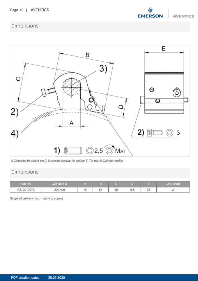 Aluminum AVENTICS Sensor Mounting Series CB1 – R412017979 seamless attachments