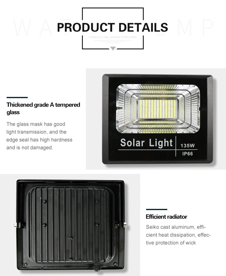 SDM2835 30000LM 300 Watt LED Solar Flood Light Motion Radar Control