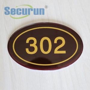 Quality Acrylic Reflective House Numbers Signs Laser Engraved ODM wholesale