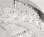 Light Luxury Crystal Ceiling Fan Light Nordic Silent Concealed Ceiling Fan With
