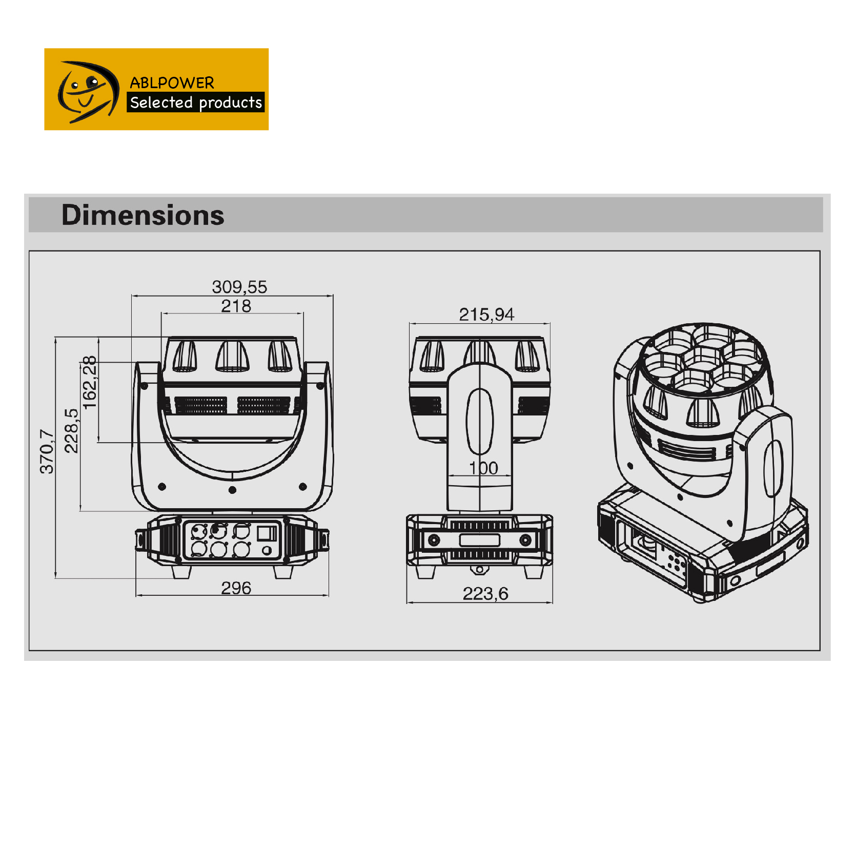 Rotation 7x40w Mini Bee Eyes Moving Head Light For Stage Event Pub