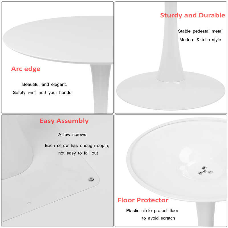 H29inch Tulip Style Dining Table