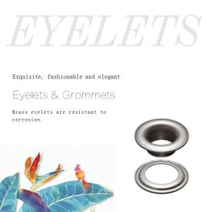 Quality Sliver Metal Grommets Eyelets &amp; Washer wholesale
