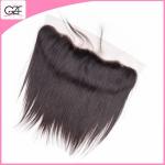 100% Virgin Human Hair Frontal Lace Closure with Baby Hair 13x4 Peruvian Virgin