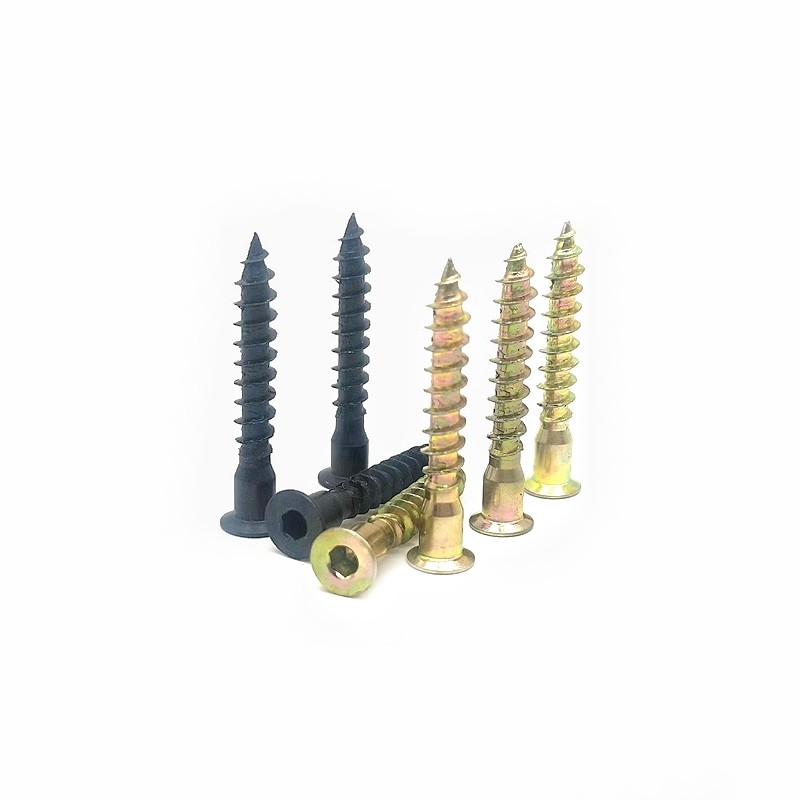 Hexagon Self-Tapping Cross-Wire Straight Repair Screws Olor Paint Countersunk