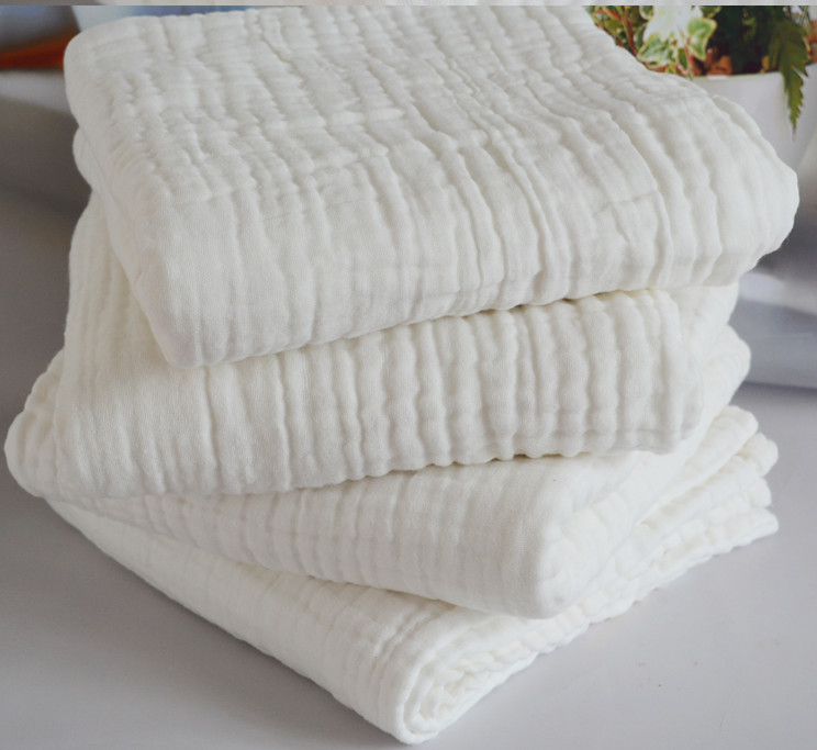 Grade A Pure Modal 30S White Double Gauze Fabric Dress Clothes
