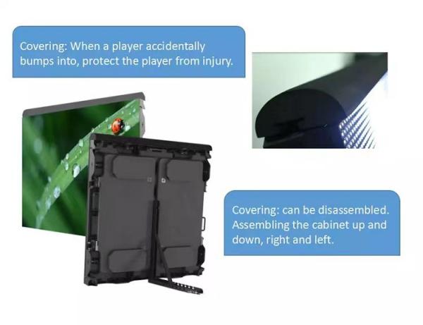 140° View Angle P10 Sport LED Video Wall For Airports Advertising In Stadium