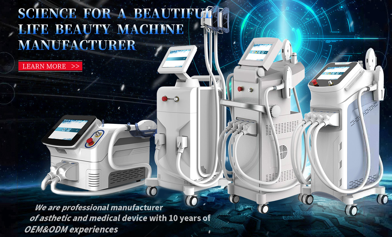 Face Body Depilation Elight Rf Laser Machine 70 KG With Streamline Design