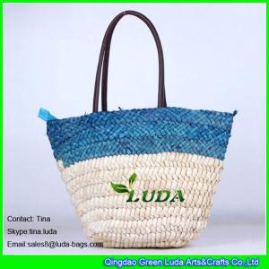 Quality LUDA cute designer handbags handmade cornhusk straw beach bags wholesale