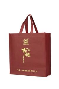 Quality sewing machine non woven shopping bag best quality and clear print customized logo wholesale