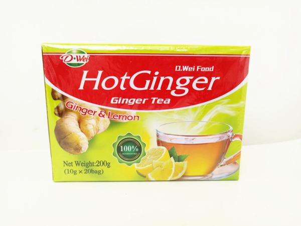 Healthy Instant Drink Powder , Sweet And Warm Lemon Flavor Ginger Tea