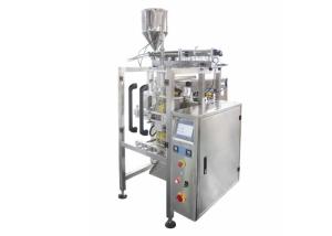 Quality Stainless Steel Liquid Soybean Sauce Packaging Machine Dosing By Pump wholesale