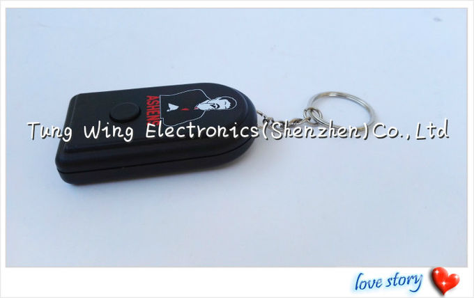 ABS Material Small Sound Module Music Keychain / Keyring With Custom Logo