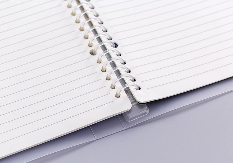 Office and Student A5/B5 40 Sheets Plastic Cover Note Book with Transparent Cover