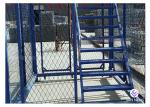 Simple Quick Installation Safety Construction Cage , Step Ladder Cage For Subway