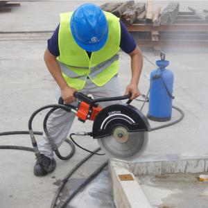 Quality Handheld 14inch Hydraulic Cut Off Saw Diamond Blades Concrete Road Cutting Machine wholesale