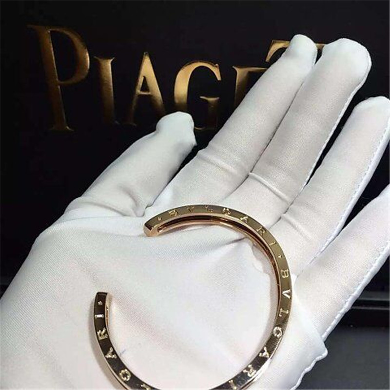 Really high quality, low price jewelry Bi logo gold Bracelet 18k gold white gold yellow gold rose gold Bracelet