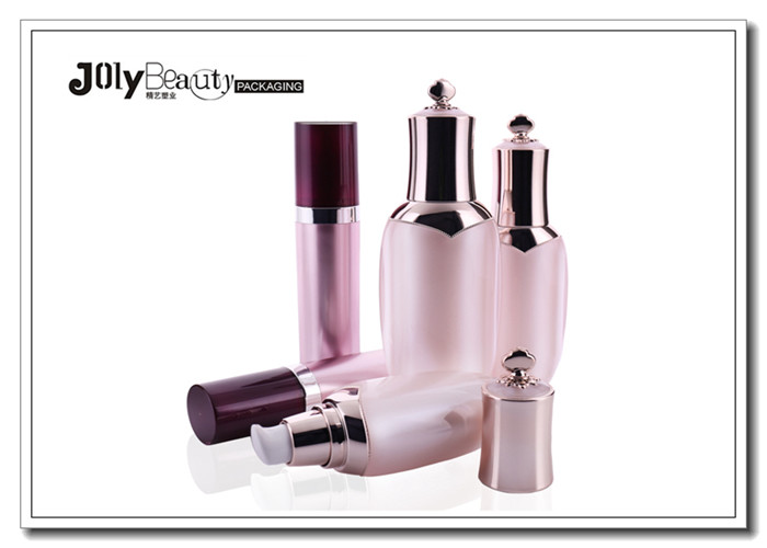 PMMA Plastic Pump Airless Sunscreen Lotion Bottle 30ml For Cosmetics