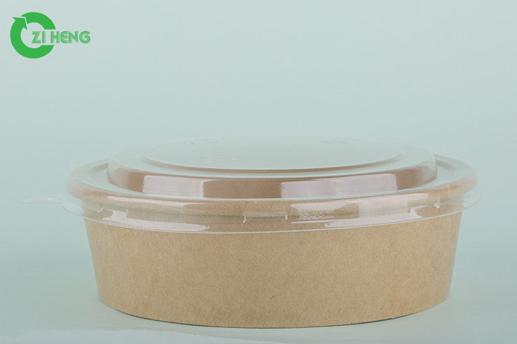 Disposable Paper Bowl Ice Cream Paper Lid Eco Friendly Food Grade Salad Bowl