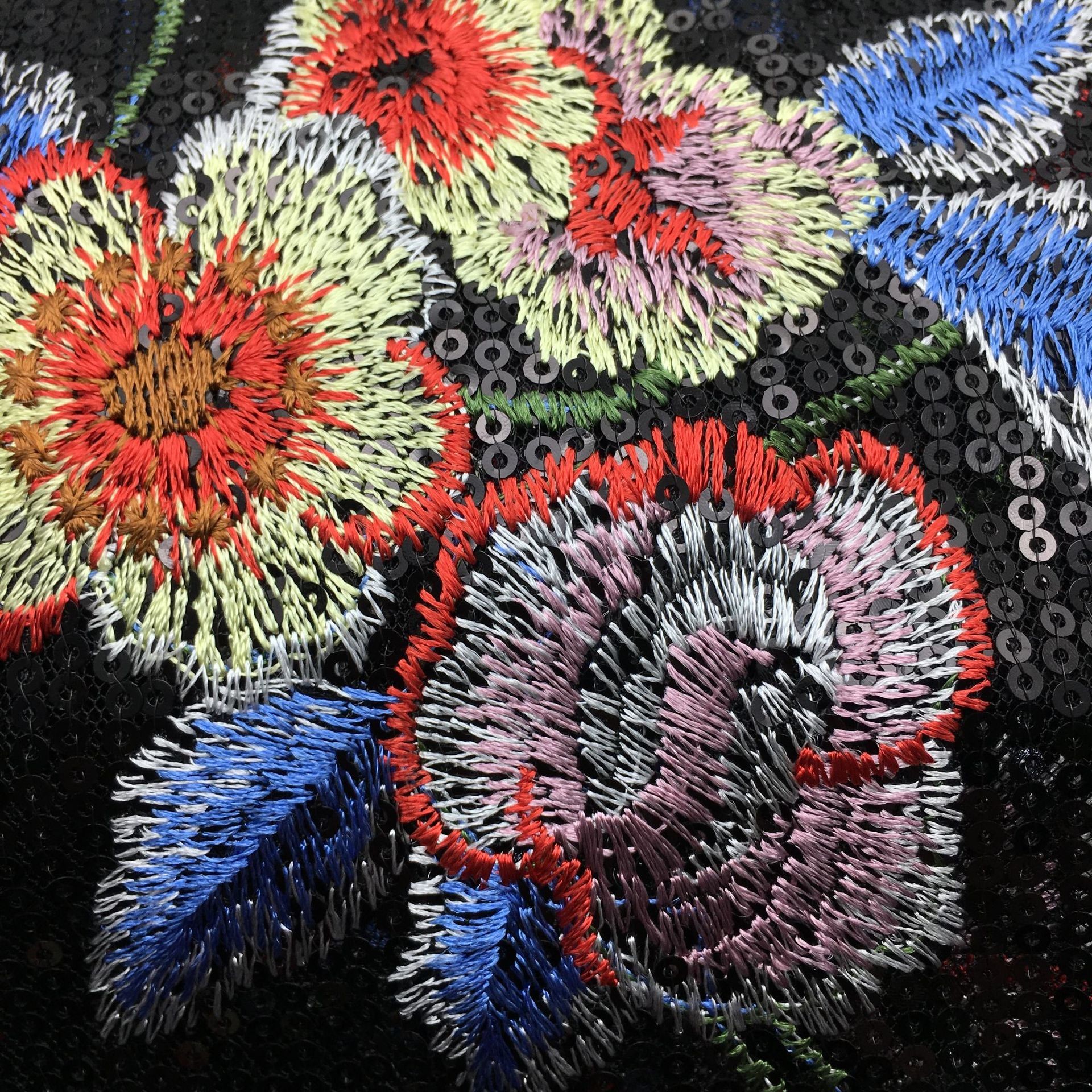 3mm Sequin Fabric in Different Color DIY Decoration Fashion Garment Fabric